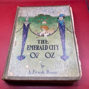 The Emerald City Of Oz 1910 L. Frank Baum Vintage Book Color Plates *Read*